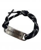 BALENCIAGAバレンシアガ）の古着「PLATE ロゴコードブレスレット　イタリア製」