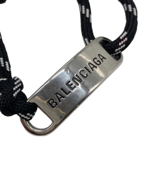 BALENCIAGA（バレンシアガ）BALENCIAGA (バレンシアガ) PLATE ロゴコードブレスレット　イタリア製 サイズ:実寸参照の古着・服飾アイテム