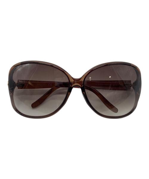GUCCI（グッチ）GUCCI (グッチ) バタフライ インターロッキングGサングラス　アイウェア　イタリア製 ブラウン サイズ:62□13 120の古着・服飾アイテム