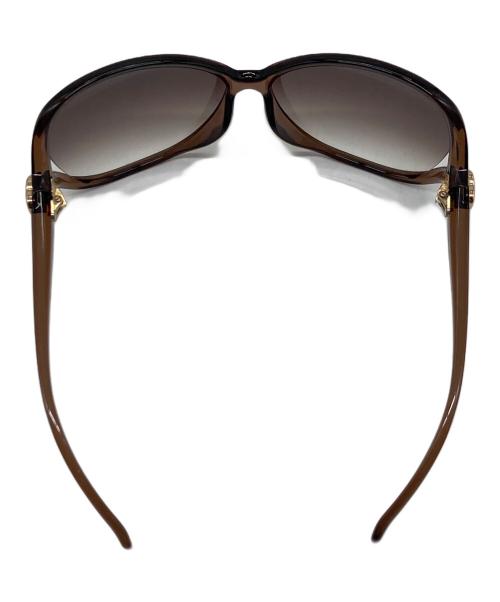 GUCCI（グッチ）GUCCI (グッチ) バタフライ インターロッキングGサングラス　アイウェア　イタリア製 ブラウン サイズ:62□13 120の古着・服飾アイテム