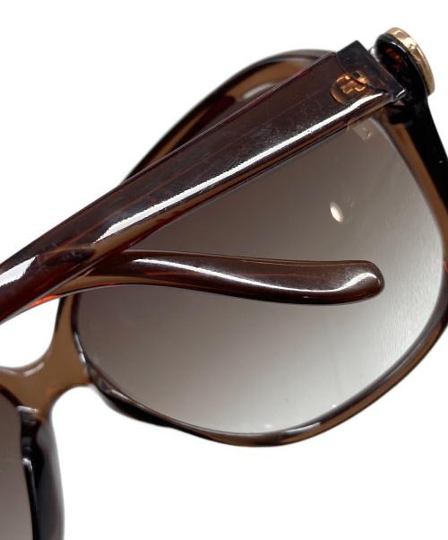 GUCCI（グッチ）GUCCI (グッチ) バタフライ インターロッキングGサングラス　アイウェア　イタリア製 ブラウン サイズ:62□13 120の古着・服飾アイテム