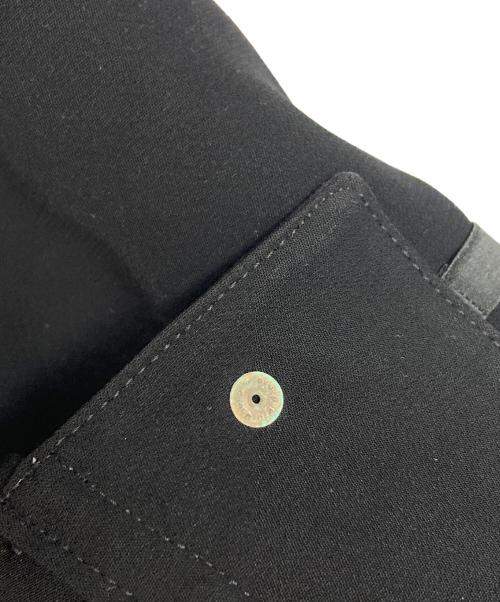 N.HOOLYWOOD（エヌ ハリウッド）N.HOOLYWOOD (エヌ ハリウッド) ZIPUP SHIRT - Black  ジップアップシャツ　アウター　ライトアウター　日本製 ブラック サイズ:38の古着・服飾アイテム