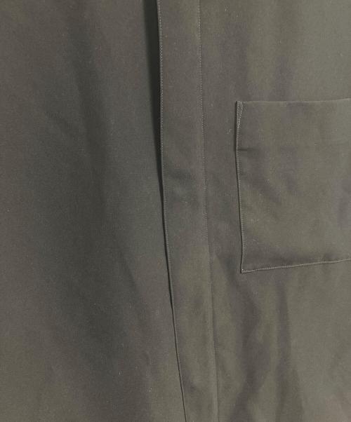 N.HOOLYWOOD（エヌ ハリウッド）N.HOOLYWOOD (エヌ ハリウッド) ZIPUP SHIRT - Black  ジップアップシャツ　アウター　ライトアウター　日本製 ブラック サイズ:38の古着・服飾アイテム