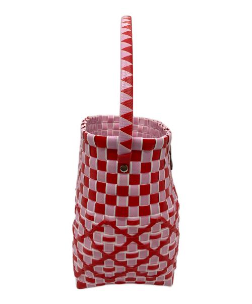 MARNI（マルニ）MARNI (マルニ) MARKET POD BASKET マーケットポッドバスケット　ハンドバッグ レッド×ピンク サイズ:実寸参照の古着・服飾アイテム