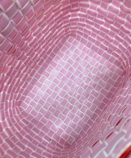 MARNI（マルニ）MARNI (マルニ) MARKET POD BASKET マーケットポッドバスケット　ハンドバッグ レッド×ピンク サイズ:実寸参照の古着・服飾アイテム