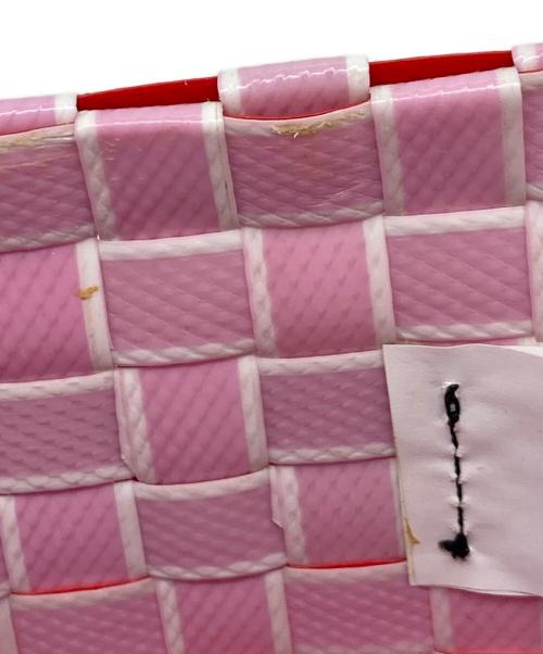 MARNI（マルニ）MARNI (マルニ) MARKET POD BASKET マーケットポッドバスケット　ハンドバッグ レッド×ピンク サイズ:実寸参照の古着・服飾アイテム