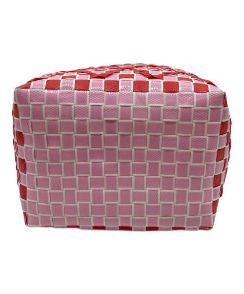 MARNI（マルニ）MARNI (マルニ) MARKET POD BASKET マーケットポッドバスケット　ハンドバッグ レッド×ピンク サイズ:実寸参照の古着・服飾アイテム