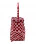 MARNI (マルニ) MARKET POD BASKET マーケットポッドバスケット　ハンドバッグ レッド×ピンク サイズ:実寸参照：10000円