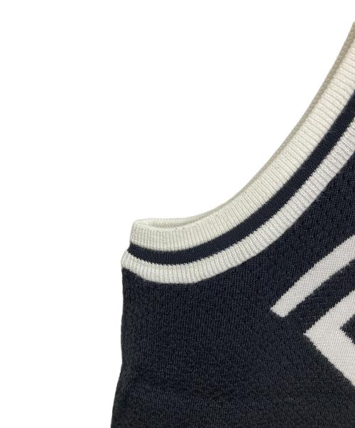 JORDAN（ジョーダン）JORDAN (ジョーダン) PARIS SAINT-GERMAIN (パリサンジェルマン) ニットタンクトップ　ストリート バスケットボール ユニフォーム ノースリーブ サマーニット ブラック サイズ:Lの古着・服飾アイテム