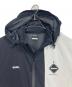 SOPH. (ソフ) F.C.R.B. (エフシーレアルブリストル) WARM UP JACKET ナイロンパーカー　ウォームアップジャケット　アウター　ライトアウター　スポーツ　アウトドア ブラック×ホワイト サイズ:XL：12000円