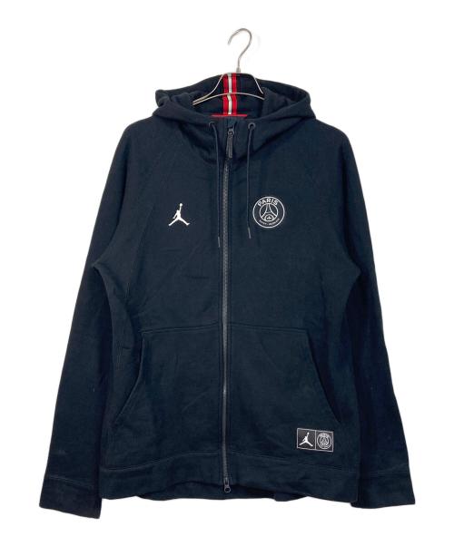 NIKE（ナイキ）NIKE (ナイキ) PARIS SAINT-GERMAIN (パリサンジェルマン) FULL ZIP HOODIE フーディ　パーカー ブラック サイズ:XLの古着・服飾アイテム