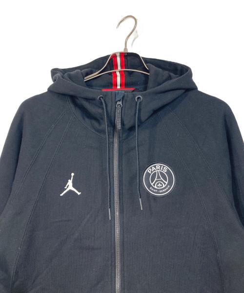 NIKE（ナイキ）NIKE (ナイキ) PARIS SAINT-GERMAIN (パリサンジェルマン) FULL ZIP HOODIE フーディ　パーカー ブラック サイズ:XLの古着・服飾アイテム
