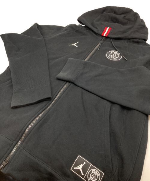 NIKE（ナイキ）NIKE (ナイキ) PARIS SAINT-GERMAIN (パリサンジェルマン) FULL ZIP HOODIE フーディ　パーカー ブラック サイズ:XLの古着・服飾アイテム