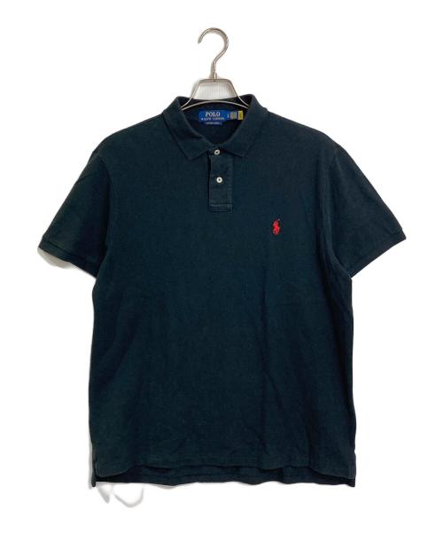 POLO RALPH LAUREN（ポロ・ラルフローレン）POLO RALPH LAUREN (ポロ・ラルフローレン) ポロシャツ ブラック サイズ:Lの古着・服飾アイテム