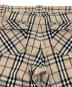 中古・古着 BURBERRY BLUE LABEL (バーバリー ブルー レーベル) ノバチェックパンツ　総柄　日本製 ベージュ サイズ:38：5000円