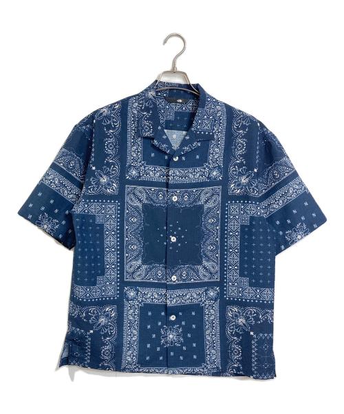 THE NORTH FACE（ザ ノース フェイス）THE NORTH FACE (ザ ノース フェイス) S/S Aloha Vent Shirt ネイビー サイズ:Lの古着・服飾アイテム