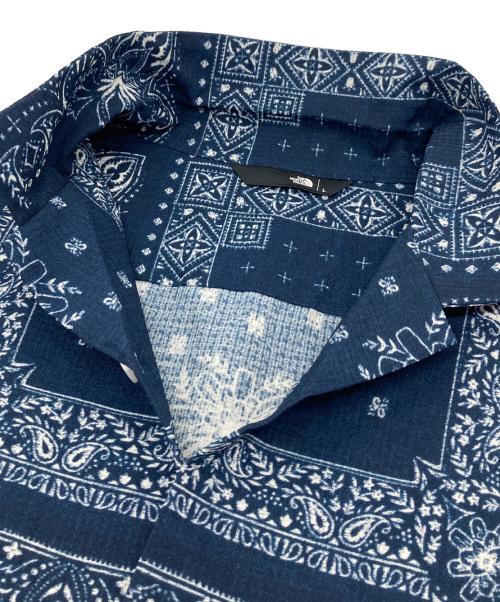 THE NORTH FACE（ザ ノース フェイス）THE NORTH FACE (ザ ノース フェイス) S/S Aloha Vent Shirt ネイビー サイズ:Lの古着・服飾アイテム