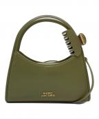 MARC JACOBSマークジェイコブス）の古着「ザ グラム クロー クリップ クロスボディ　ショルダーバッグ　ハンドバッグ　ミニバッグ　セレモニー」｜オリーブ