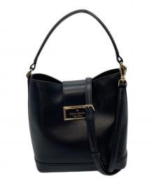 Kate Spade（ケイトスペード）の古着「リーガン バケット バッグ　ハンドバッグ　ショルダーバッグ　2WAY」｜ブラック