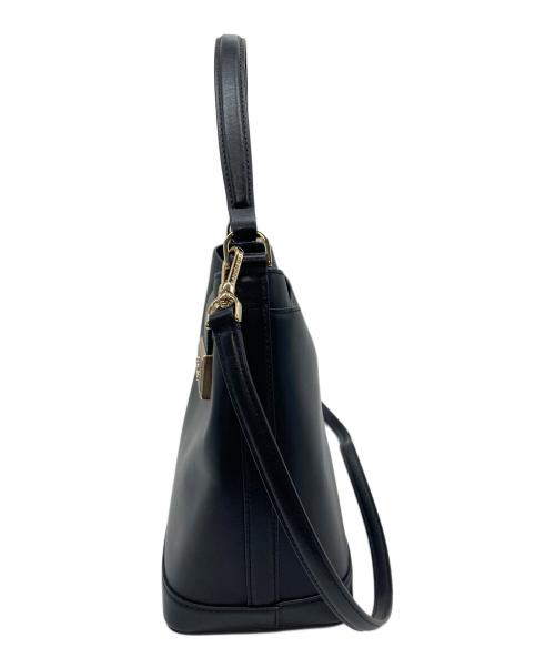 Kate Spade（ケイトスペード）Kate Spade (ケイトスペード) リーガン バケット バッグ　ハンドバッグ　ショルダーバッグ　2WAY ブラック サイズ:実寸参照の古着・服飾アイテム