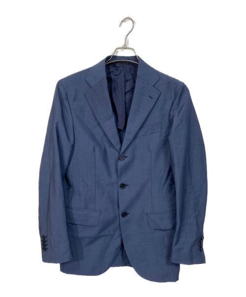 Sartoria Napoletana（サルトリア ナポレターナ）Sartoria Napoletana (サルトリア ナポレターナ) De Petrillo (デペトリロ) ウールモヘヤセットアップスーツ ブルー サイズ:44の古着・服飾アイテム
