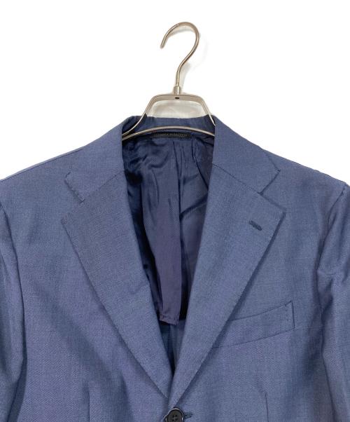Sartoria Napoletana（サルトリア ナポレターナ）Sartoria Napoletana (サルトリア ナポレターナ) De Petrillo (デペトリロ) ウールモヘヤセットアップスーツ ブルー サイズ:44の古着・服飾アイテム