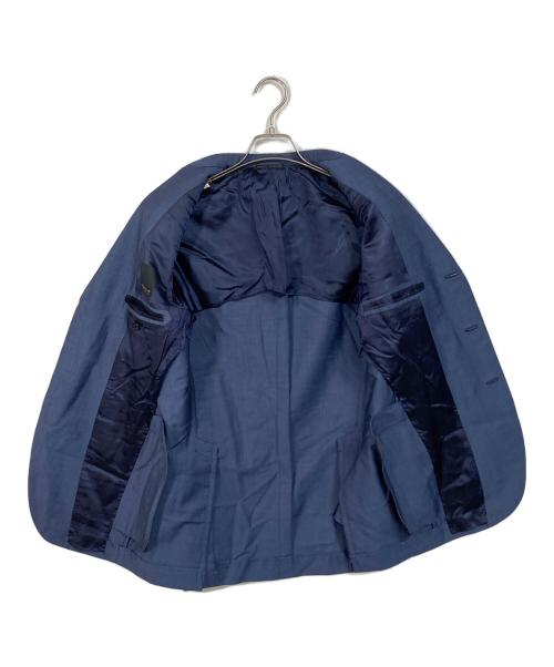 Sartoria Napoletana（サルトリア ナポレターナ）Sartoria Napoletana (サルトリア ナポレターナ) De Petrillo (デペトリロ) ウールモヘヤセットアップスーツ ブルー サイズ:44の古着・服飾アイテム