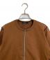 tricot COMME des GARCONS (トリココムデギャルソン) インサイドアウトジップカーディガン ブラウン サイズ:実寸参照：15000円