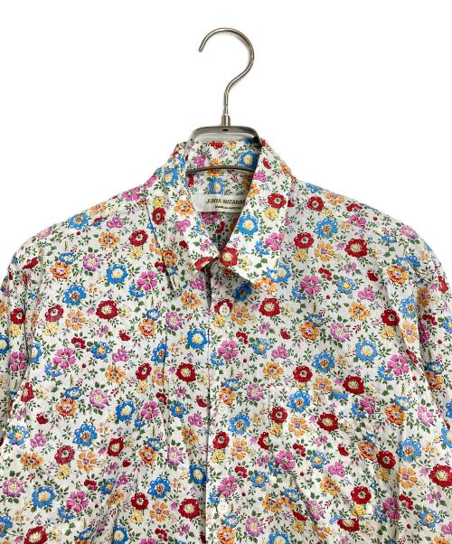 JUNYA WATANABE COMME des GARCONS（(ジュンヤワタナベ コムデギャルソン）JUNYA WATANABE COMME des GARCONS ((ジュンヤワタナベ コムデギャルソン) 総柄シャツ　花柄 マルチカラー サイズ:実寸参照の古着・服飾アイテム