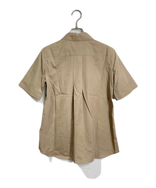 Chloe（クロエ）Chloe (クロエ) 丸襟比翼シャツ　コットンシャツ ベージュ サイズ:38の古着・服飾アイテム
