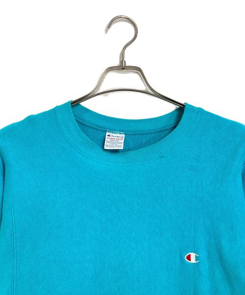 Champion（チャンピオン）Champion (チャンピオン) 【古着】90'ｓリバースウィーブスウェット　90年代 ブルー サイズ:Mの古着・服飾アイテム