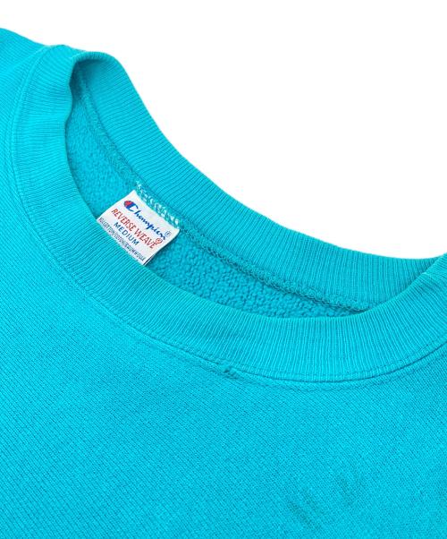 Champion（チャンピオン）Champion (チャンピオン) 【古着】90'ｓリバースウィーブスウェット　90年代 ブルー サイズ:Mの古着・服飾アイテム