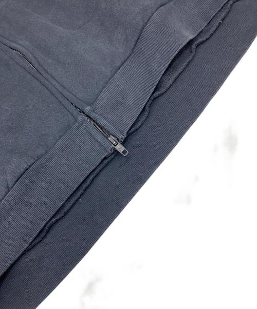 BALENCIAGA（バレンシアガ）BALENCIAGA (バレンシアガ) Stripe Patched フード ジップアップ Hoodie ネイビー×ブラック サイズ:Sの古着・服飾アイテム