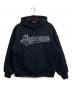 Supreme（シュプリーム）の古着「QUILTED ZIP UP HOODED ジップパーカー　25FW」｜ブラック