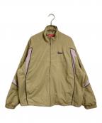 SUPREMEシュプリーム）の古着「CONTRAST PIPING TRACK JACKET ラグランジャケット　ナイロンジャケット」｜ベージュ