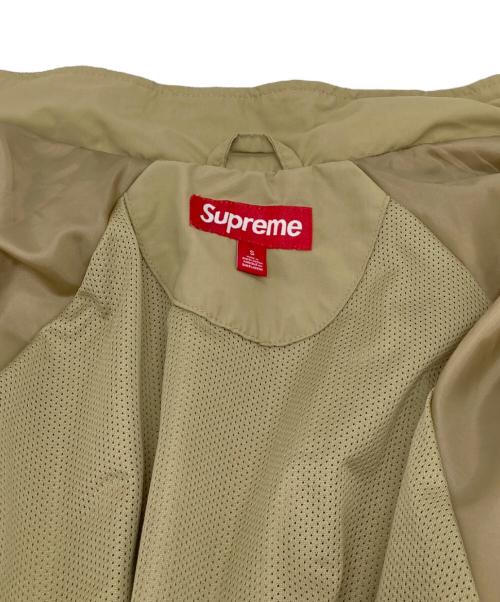 SUPREME（シュプリーム）Supreme (シュプリーム) CONTRAST PIPING TRACK JACKET ラグランジャケット　ナイロンジャケット ベージュ サイズ:Sの古着・服飾アイテム