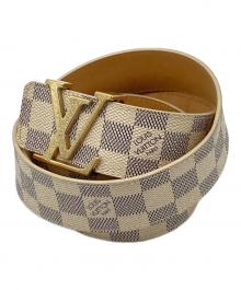 LOUIS VUITTON（ルイ ヴィトン）の古着「サンチュール LVイニシアルベルト」｜ベージュ