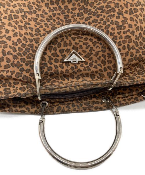 BOTTEGA VENETA（ボッテガベネタ）BOTTEGA VENETA (ボッテガベネタ) メタルハンドル レオパードミニ ハンドバッグ ブラウン サイズ:実寸参照の古着・服飾アイテム
