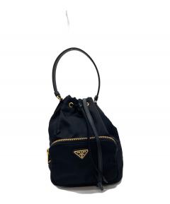 中古・古着通販】MIU MIU (ミュウミュウ) レザー リボンハンドバッグ