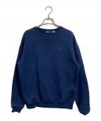 POLO RALPH LAURENポロ・ラルフローレン）の古着「クルーネックスウェット」｜ネイビー