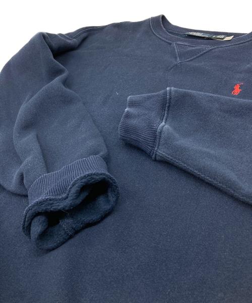 POLO RALPH LAUREN（ポロ・ラルフローレン）POLO RALPH LAUREN (ポロ・ラルフローレン) クルーネックスウェット ネイビー サイズ:Sの古着・服飾アイテム