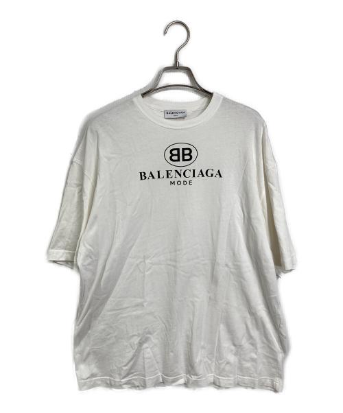 BALENCIAGA（バレンシアガ）BALENCIAGA (バレンシアガ) BB MODE Tee Tシャツ ホワイト サイズ:xsの古着・服飾アイテム