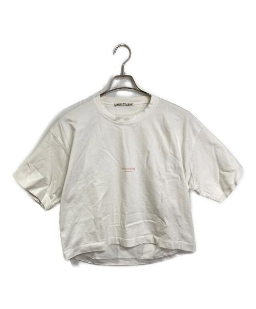 Acne studios（アクネ ストゥディオズ）ACNE STUDIOS (アクネ ストゥディオズ) CYLEA Tシャツ ホワイト サイズ:xsの古着・服飾アイテム