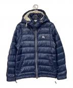 BURBERRY BLACK LABELバーバリーブラックレーベル）の古着「ダウンジャケット」｜ネイビー