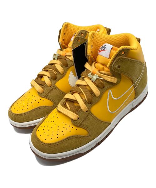 NIKE（ナイキ）NIKE (ナイキ) WMNS DUNK HIGH SE イエロー サイズ: US6.5 未使用品の古着・服飾アイテム