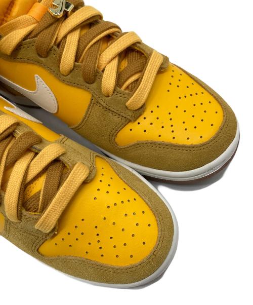 NIKE（ナイキ）NIKE (ナイキ) WMNS DUNK HIGH SE イエロー サイズ: US6.5 未使用品の古着・服飾アイテム
