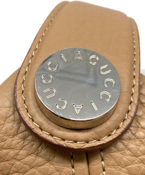 IACUCCI（イアクッチ）IACUCCI (イアクッチ) ANCORA ワンハンドルバッグ　セレモニー　イタリア製 ベージュ サイズ:実寸参照の古着・服飾アイテム