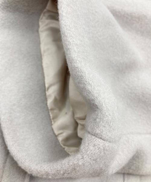 Noble（ノーブル）Noble (ノーブル) スタンドカラーオーバーコート グレージュ サイズ:実寸参照の古着・服飾アイテム