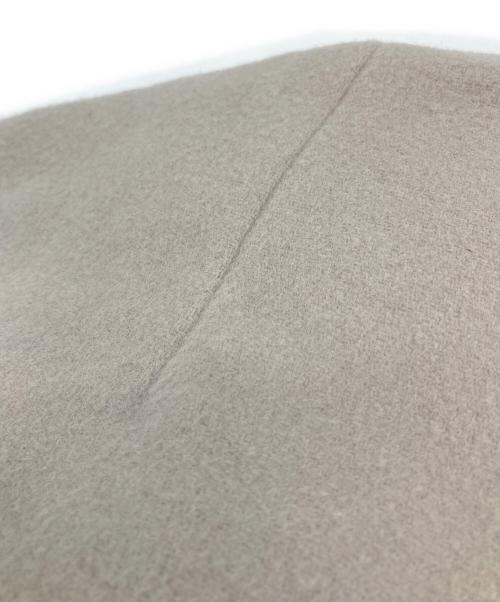 Noble（ノーブル）Noble (ノーブル) スタンドカラーオーバーコート グレージュ サイズ:実寸参照の古着・服飾アイテム