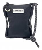 HUNTER×Adam et Ropeハンター×アダム エ ロペ）の古着「トラベルフォンポーチ　ショルダーバッグ　ミニバッグ」｜ブラック